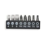 Juego Destornillador Flex + Puntas 9 Piezas Bremen 6758 - Imagen 2